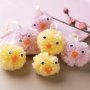 Mini DIY Kit Pompom, gemischte Farben, Hhner