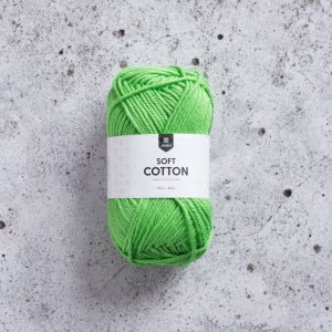 Weiche Baumwolle 50g - Limettengrün Weiche Baumwolle 50g - Limettengrün