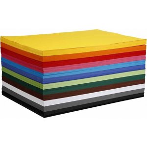 Kreativkarton - gemischte Farben - A2 - 12x100 Stk Kreativkarton - gemischte Farben - A2 - 12x100 Stk