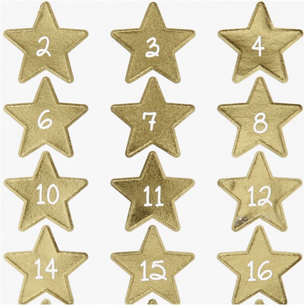 Aufkleber - Kalendernummern