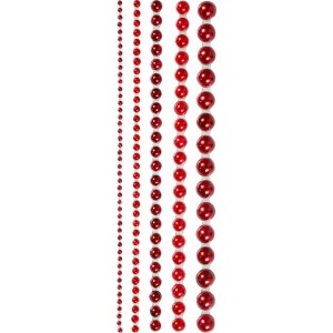 Strasssteine - rot - 2-8 mm - 140 Stk Strasssteine - rot - 2-8 mm - 140 Stk