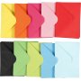 Umschlag - gemischte Farben - 11,5 x 16 cm - 10 x 10 Stk