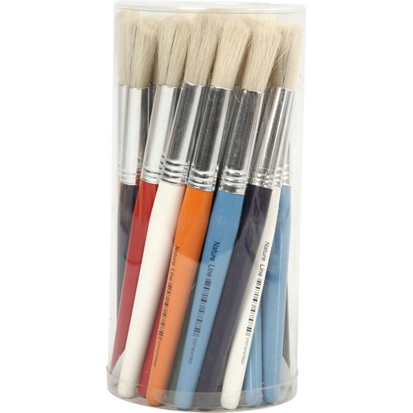 Kinderpinsel - rund - 30 Stk