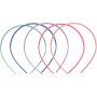 Diadem - 8 mm - gemischte Farben - 5 Stk