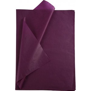 Seidenpapier - Bordeaux - 50 x 70 cm - 14 g - 25 Blatt Seidenpapier - Bordeaux - 50 x 70 cm - 14 g - 25 Blatt