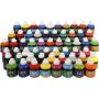 A-Color Acrylfarbe - gemischte Farben - 57 x 500 ml