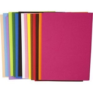 Dekogummi - gemischte Farben - A4 - 30 Stk Dekogummi - gemischte Farben - A4 - 30 Stk