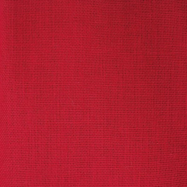 Jutestoff in roter Farbe