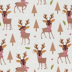 Geschenkpapier - Eisblau - Bambi - 100 m Geschenkpapier - Eisblau - Bambi - 100 m