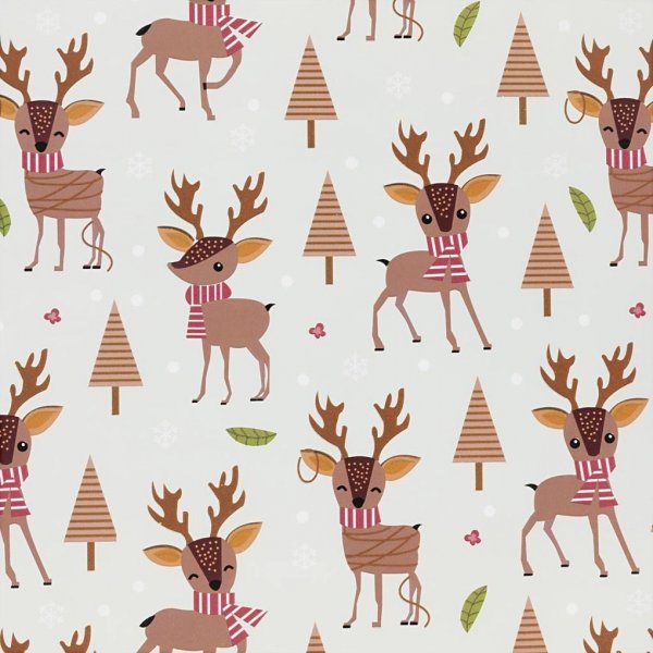 Geschenkpapier - Eisblau - Bambi - 100 m