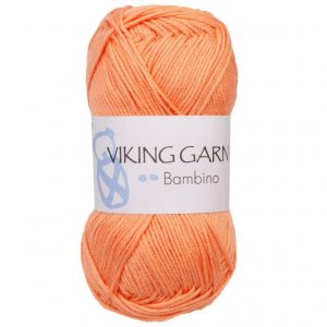 Wikingergarn Bambino 50g - Orange (451) Wikingergarn Bambino 50g - Orange (451)