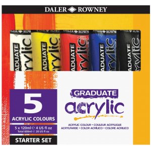 Acrylfarbe Graduate Set 5x120 ml - Starter Acrylfarbe Graduate Set 5x120 ml - Starter