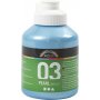 Schulfarbe Acryl - Metallic - Hellblau - Metallic - 500 ml