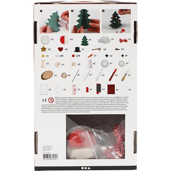 Das Bastelset - Weihnachtshaus