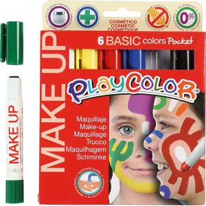 Playcolor Make-up - gemischte Farben - 6 x 5 g Playcolor Make-up - gemischte Farben - 6 x 5 g