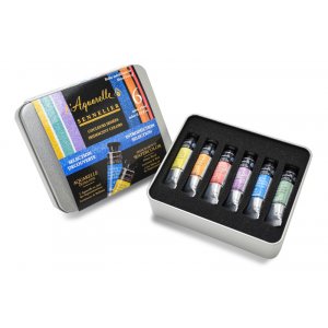 Aquarellset - Sennelier - Artist L´Aquarelle schillernd - 6x10 ml - Metallbox Aquarellset - Sennelier - Artist L´Aquarelle schillernd - 6x10 ml - Metallbox
