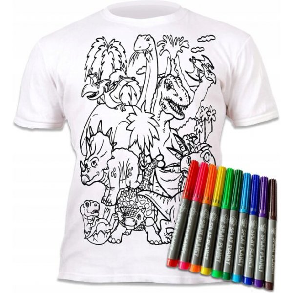 Färben Sie Ihr T-Shirt - Dinosaurier Färben Sie Ihr T-Shirt - Dinosaurier