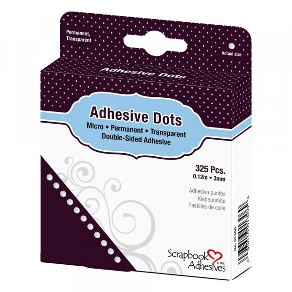 Permanente Klebepunkte 3mm - 325 Stk