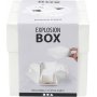 Explodierende Box - gebrochenes Wei
