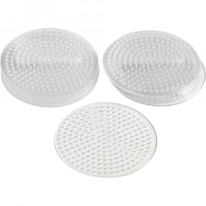Perlenteller - Klar - Rund - Durchmesser 8,5 cm - 10 Stk Perlenteller - Klar - Rund - Durchmesser 8,5 cm - 10 Stk