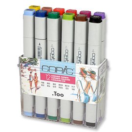 Copic Marker-Set - 12 Stifte - Herbstfarben Copic Marker-Set - 12 Stifte - Herbstfarben