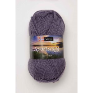 Wikingergarn Sportlappen 50g - Lila (568) SR Wikingergarn Sportlappen 50g - Lila (568) SR