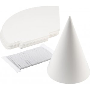 Pappkegel - weiß - 50 Stk Pappkegel - weiß - 50 Stk