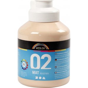 Schulfarbe - Acryl - Elfenbein - matt - 500 ml Schulfarbe - Acryl - Elfenbein - matt - 500 ml