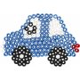 Perlenplttchen - klar - Teddybr - Auto - Rentier - Ente und Hase - JUMBO - 5 Stk