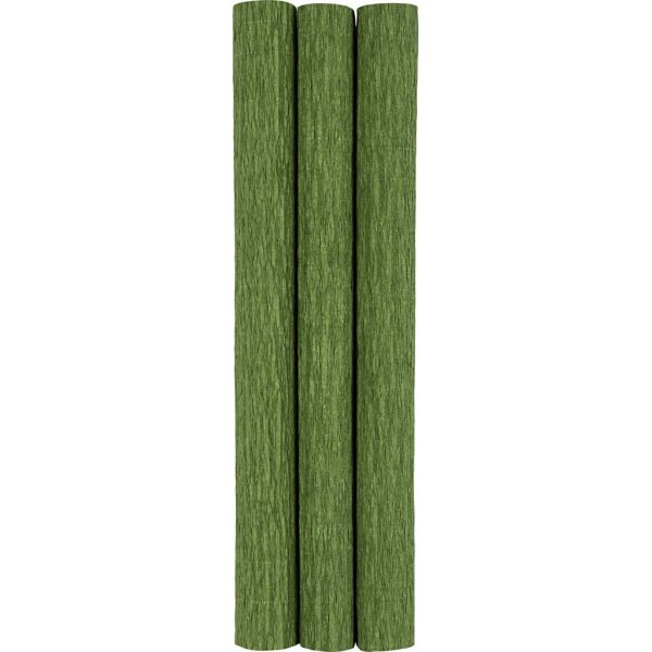 Krepppapier - Blattgrn - 3 Blatt