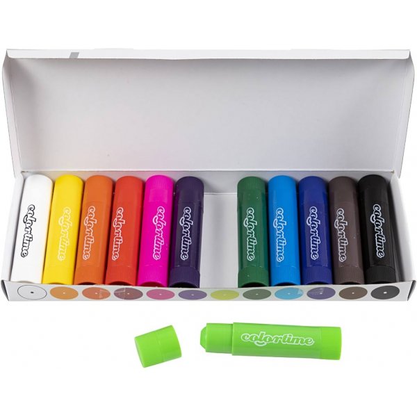Soft Color Stick - gemischte Farben - 12 Stk Soft Color Stick - gemischte Farben - 12 Stk