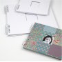 Scrapbook mit Spirale - wei - 20 x 20 cm
