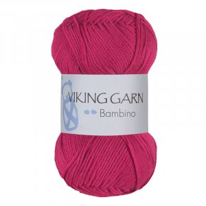 Wikingergarn Bambino 50g - Kräftiges Rosa (466) Wikingergarn Bambino 50g - Kräftiges Rosa (466)