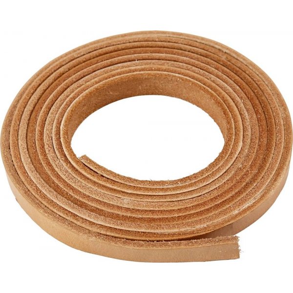 Lederband - natur - 2 m