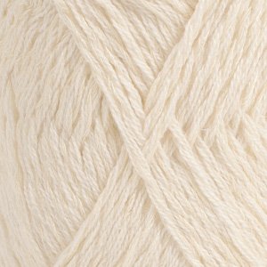 DROPS Belle Uni Color Garn - 50 g - Natur (02) DROPS Belle Uni Color Garn - 50 g - Natur (02)