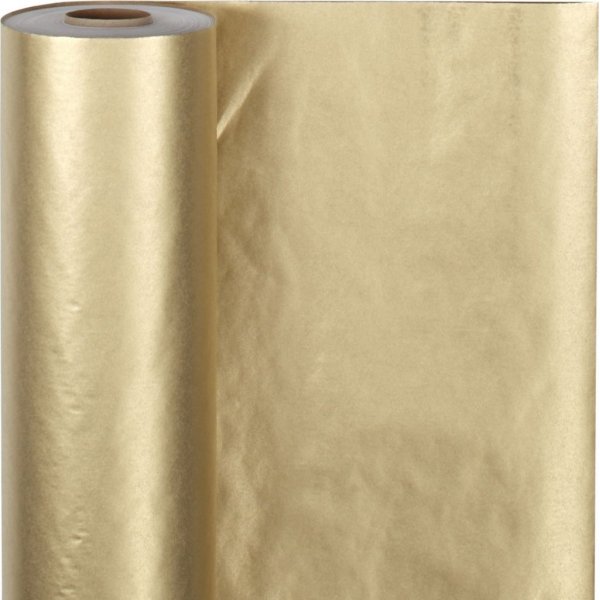Geschenkpapier - Gold - 100 m