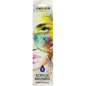 Color Club Acrylpinsel-Set 5-P Color Club Acrylpinsel-Set 5-P