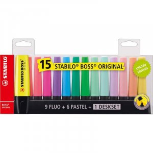 Textmarker Boss - 15er-Pack Textmarker Boss - 15er-Pack