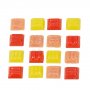 MosaixPro - Glasmosaik 10 x 10 mm - Rot-Mix 200 g ~ 302 Stk.