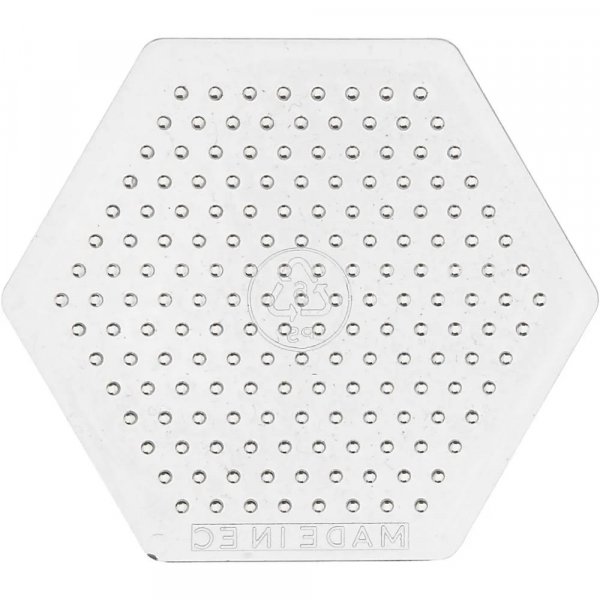 Perlenteller - Klar - Sechseckig - 10 Stk Perlenteller - Klar - Sechseckig - 10 Stk