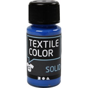 Textil Feste Textilfarbe - Brillantblau - deckend - 50 ml Textil Feste Textilfarbe - Brillantblau - deckend - 50 ml