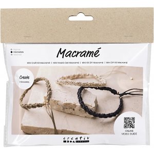 Mini DIY Kit Makramee, Armband Mini DIY Kit Makramee, Armband