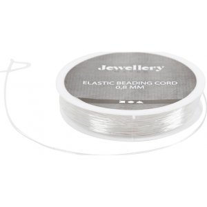 Elastischer Schmuckfaden - Ø0,8 mm - rund - 10 m Elastischer Schmuckfaden - Ø0,8 mm - rund - 10 m