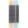 Textilmarker - Pastellfarben - 6 Stk
