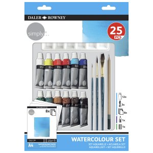 Set Aquarellfarben - 25 Stück Set Aquarellfarben - 25 Stück