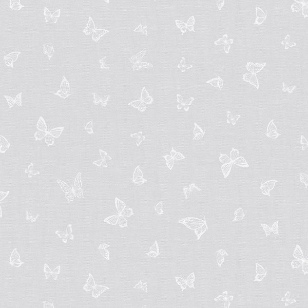 Plane PVC Schmetterling - Grau