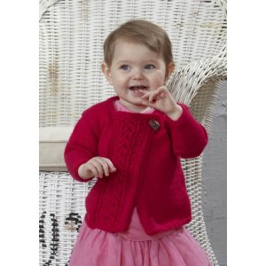 Strickanleitung - Wickel-Cardigan mit Spitzenborte Strickanleitung - Wickel-Cardigan mit Spitzenborte
