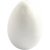 Frigolit-Eier - Weiß - H10 cm - 5 Stk Frigolit-Eier - Weiß - H10 cm - 5 Stk