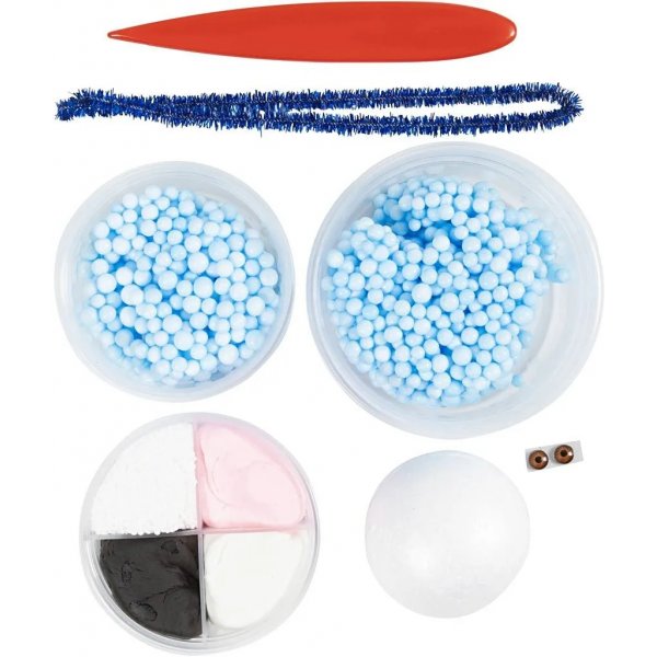 Mini-Bausatz Modellbau, hellblau, Monster Bobby