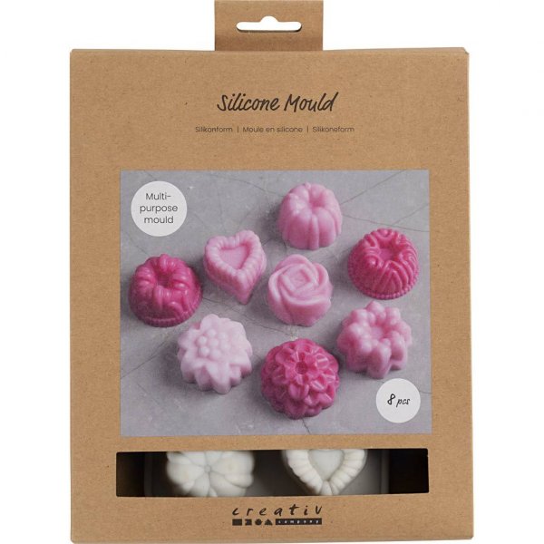 Silikonform - kleine Shortbread-Kekse Silikonform - kleine Shortbread-Kekse